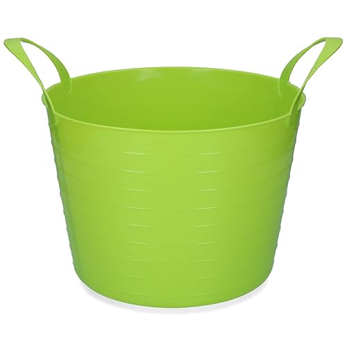 Vplast Pferd Zubehör Bucket V-Trug Flexi Lime 40 L