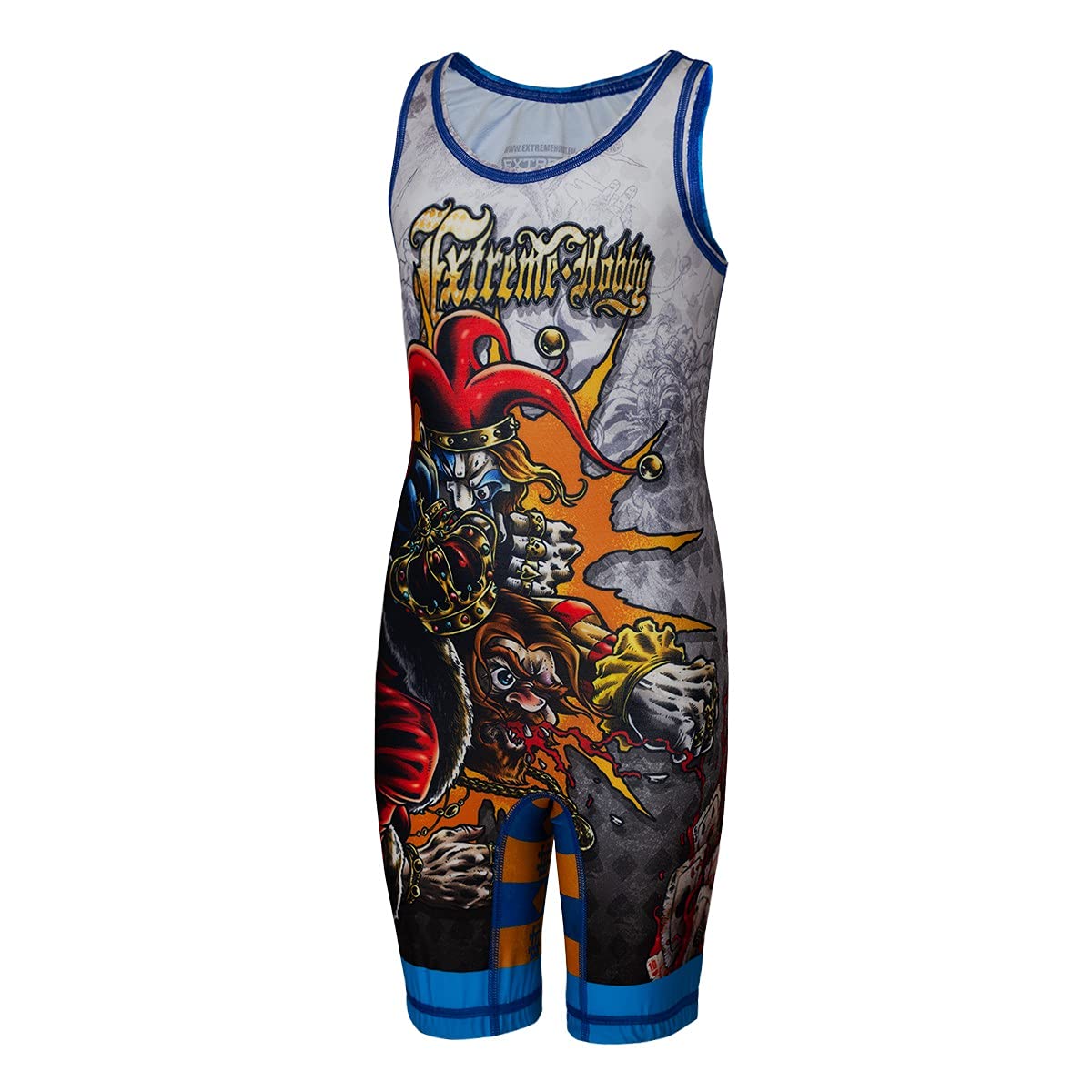 Extreme Hobby Kinder Wrestling Trikot Killer Cards 2, Leotard Singlet Vest Kids Bodysuit Atmungsaktiver Material, Ringer Trikot