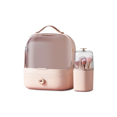 Staubdichte Kosmetik-Aufbewahrungsbox, multifunktionaler Make-up-Koffer, staubdichte Kosmetik-Aufbewahrungsbox, Kosmetik, Hautpflegeprodukte, Schmuck-Organizer, Finishing-Box, Schlafzimmer, Badezimmer