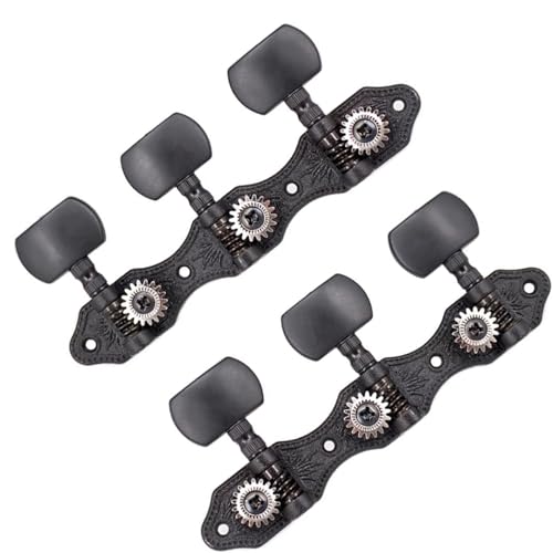 Strings Tuning Pegs Mechaniken Für Gitarre 1 Paar schwarze Stimmschlüsselnägel für klassische Gitarre oder Flamenco-Gitarre