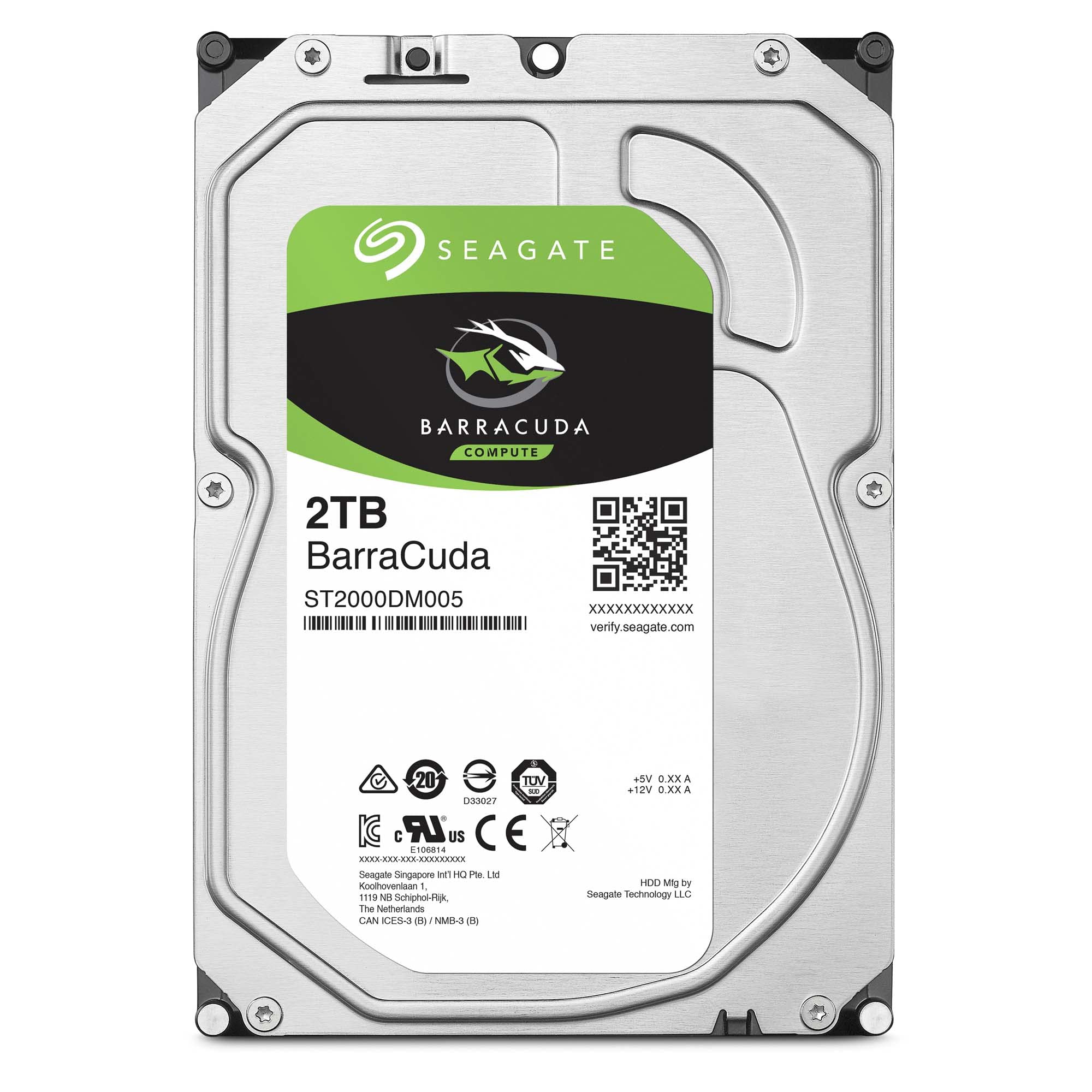 SEAGATE Interne Festplatte Barracuda 3,5P 2 TB