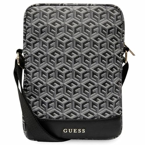 GUESS Tasche GUTB10HGCFSEK 10" Schwarz GCube Stripe Tablet Bag