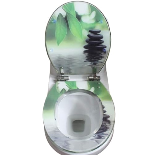 Toilettensitz, Toilettenzubehör, Toilet Seat with Anti Polyester Resin Coating U-V Type M (T)