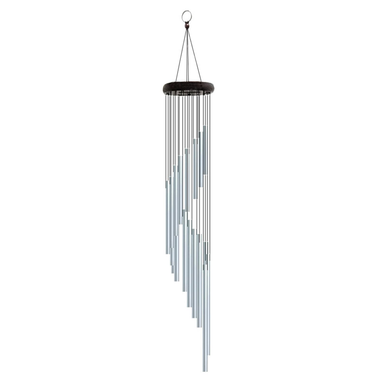 YIHANSS Windspiele für draußen, 18 Metallröhren, Windspiel, hängende Dekoration für Zuhause, Terrasse, Garten (Farbe: A, Größe: 81 cm)