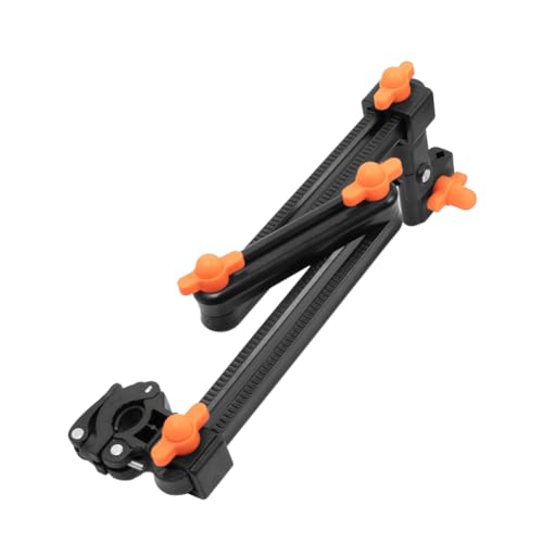 Kiudduy Mehrzweck-Schirmständer, Tragbare Schirmhalterung, Stretch-Sonnenschirmhalter für Max G30 Elektroroller M365, Schwarz-Orange