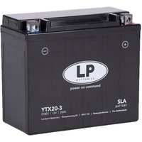 Landport Sla Ytx20-3 Motorradbatterie, 12 V 18 Ah