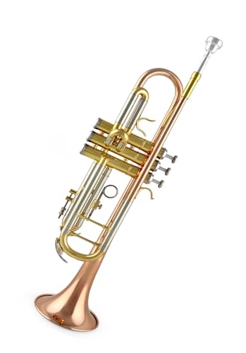 Standard Trompete Lackgoldenes Orchestertrompeteninstrument für Erwachsene Anfänger und professionelles Leistungsniveau