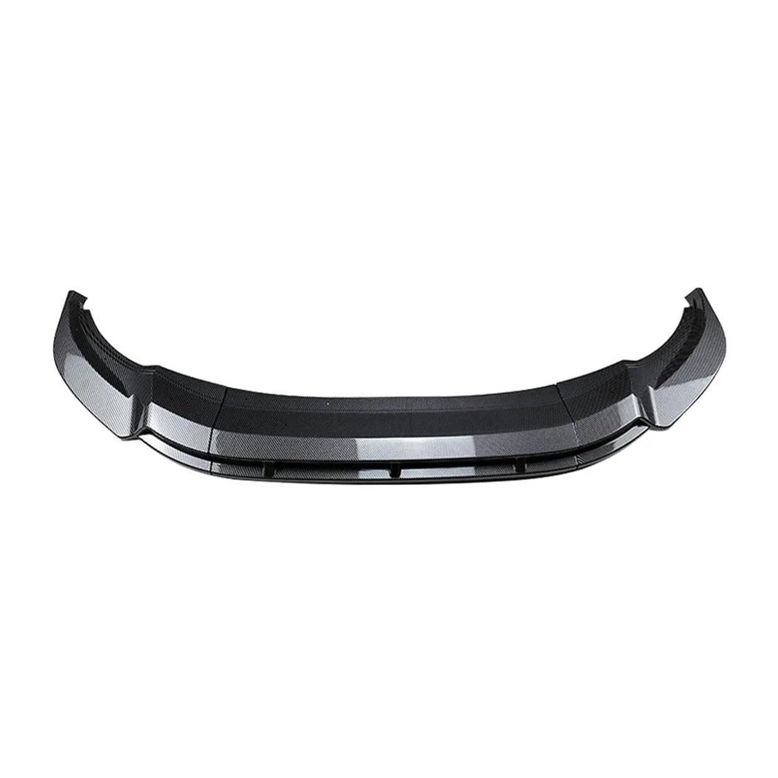 Frontspoiler Lippe Für VW Für Tiguan Für Rleitung 2021 + 3 Bühne Frontschürze Lip Spoiler Seite Unteren Splitter Körper Kit Frontstoßstange Spoiler(Carbon Fiber)