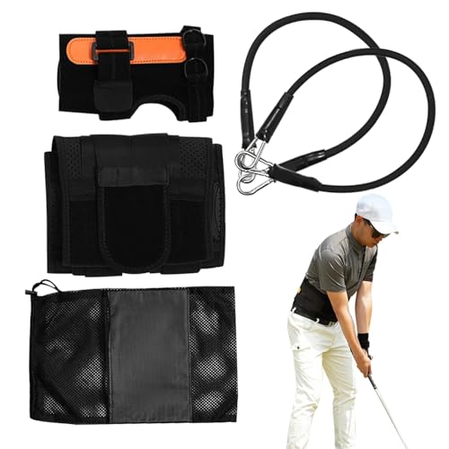 LPORF Golfschwung-Trainingshilfe, Rechtshänder-Golftrainer zum Üben,Soft-Golf-Grifftrainer - Enhanced Control Precision Golf Trainer Präzises Schwungtrainingsband für Golfanfänger