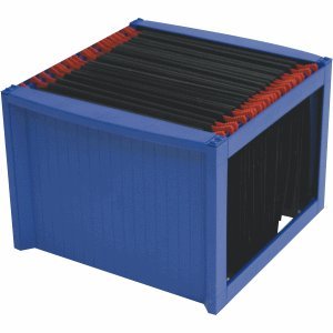 Helit Hängemappenbox 36x38x27,2cm blau/blau