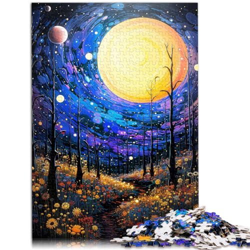 Puzzles als Geschenke, Stille Nacht, lustige Puzzles für Erwachsene, 1000-teiliges Holzpuzzle, Geburtstagsgeschenk, Geschenke für oder, Wandkunst, 1000 Teile (50 x 75 cm)