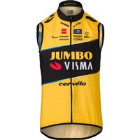 TEAM JUMBO-VISMA 2023 Windweste, für Herren, Größe L, Radweste, Radsportbekleidu