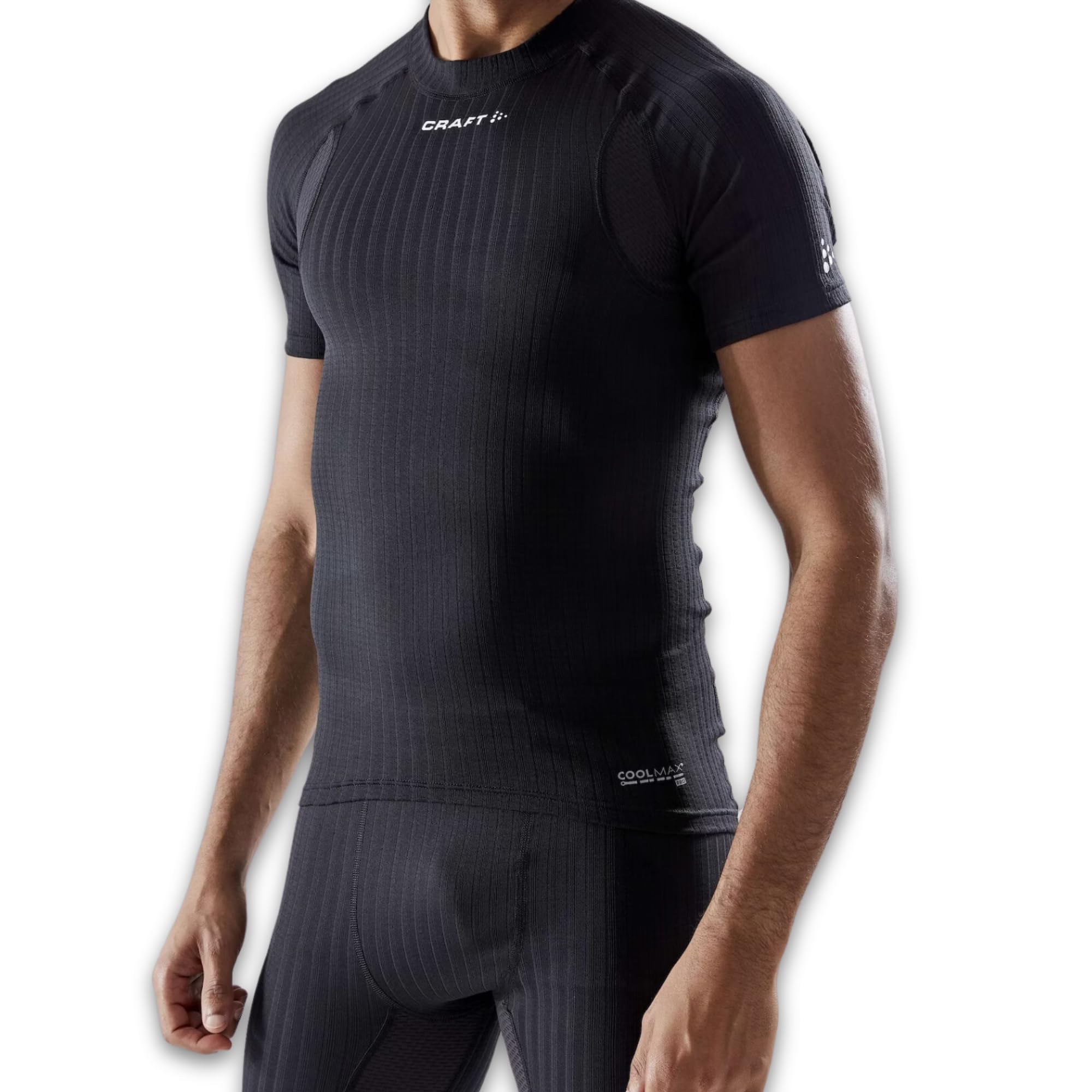 Craft Active Extreme X CN SS M Baselayer Herren XL/Schwarz/Activewear für Herren Kurzarm/Waffelstrick-Design/Temperaturmanagement/für kalte Temperaturen/recyceltes Polyester