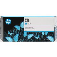 HP 738 - 300 ml - Cyan - original - DesignJet - Tintenpatrone (676M6A)