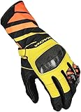 Macna Motorradhandschuhe Krown S Schwarz/Gelb