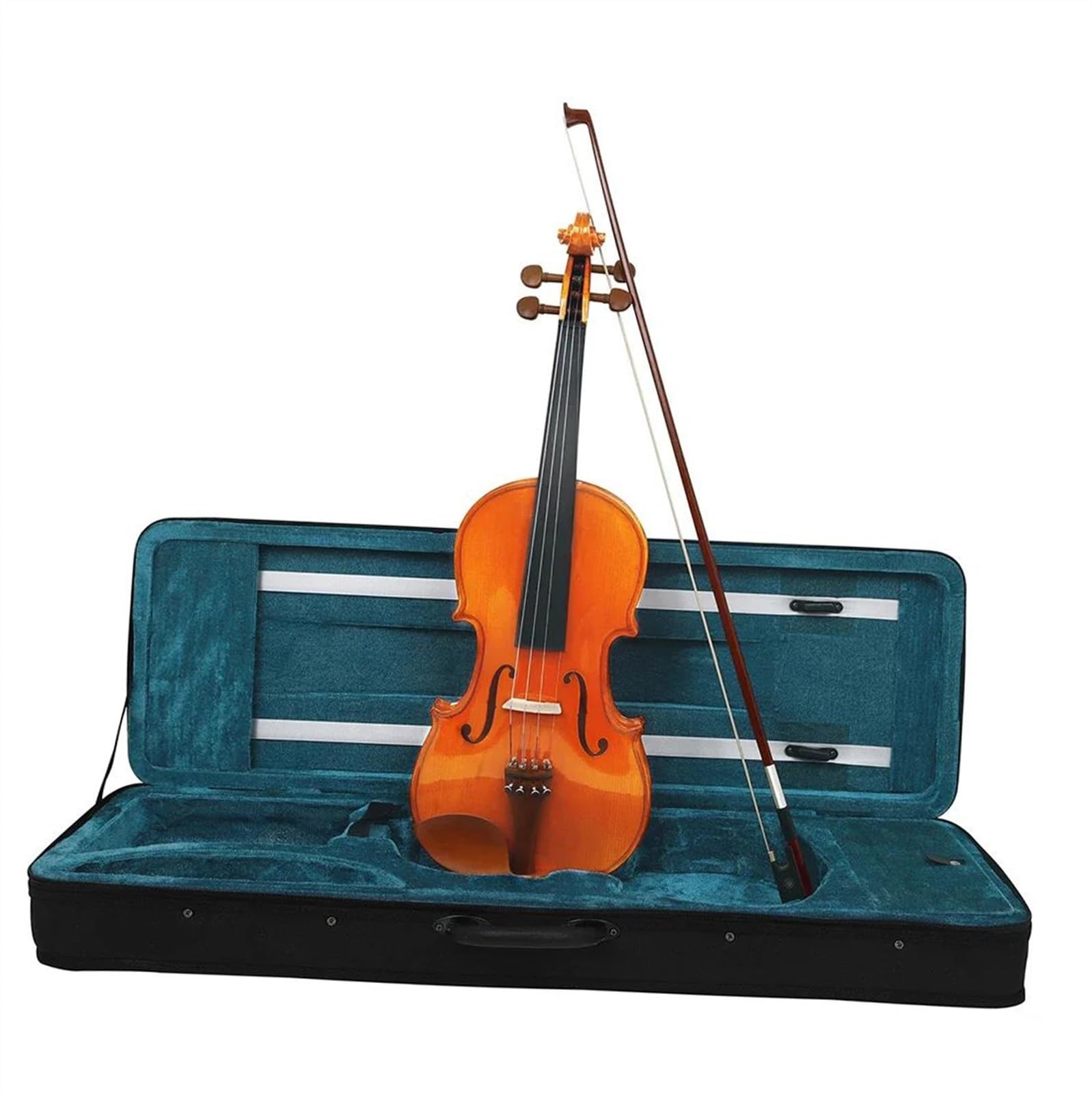 Standard Violine 4/4 Violine, Fichtenholzplatte Ahornboden Griffbrett Aus Ebenholz(Set 2)