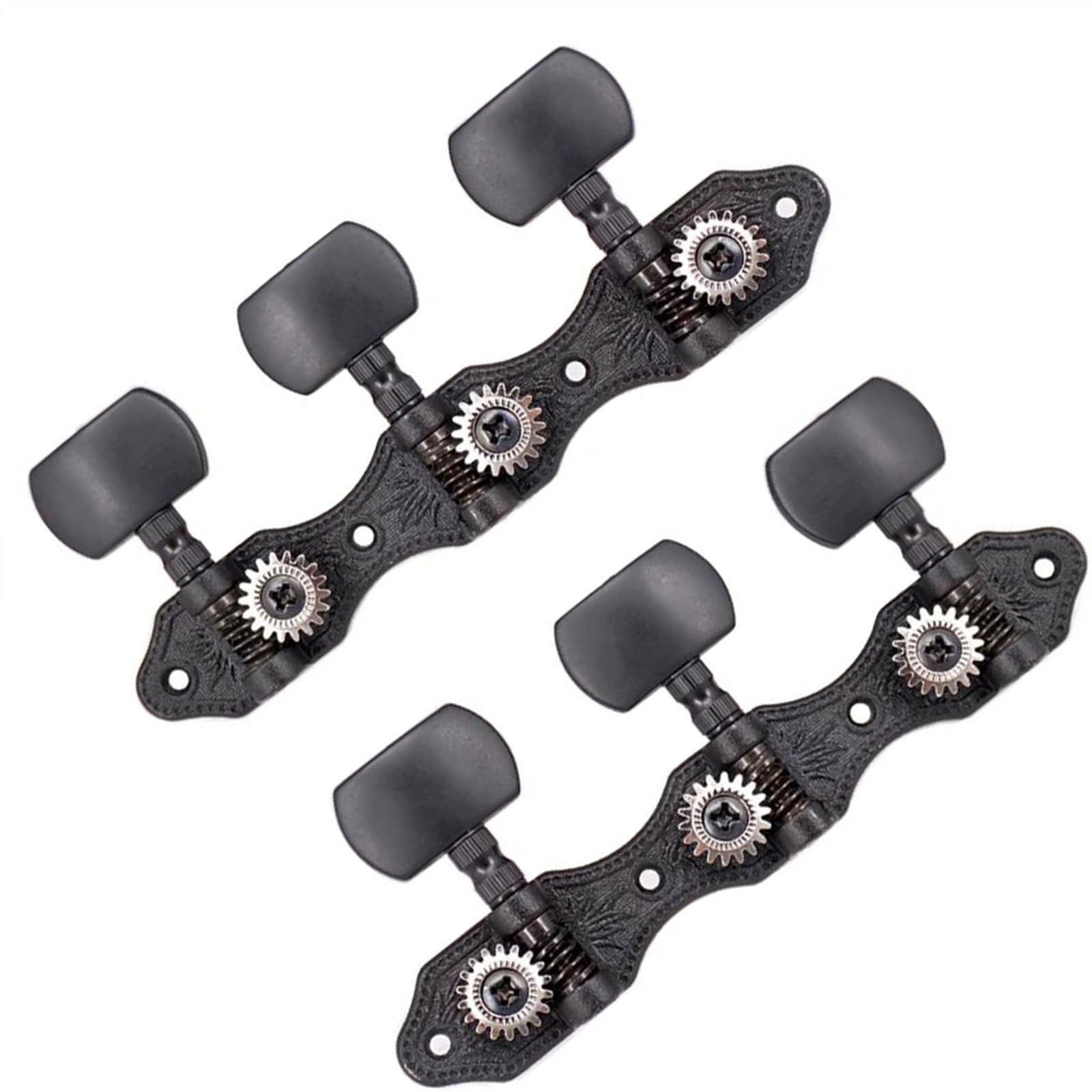 Strings Tuning Pegs Mechaniken Für Gitarre 1 Paar schwarze Stimmschlüsselnägel für klassische Gitarre oder Flamenco-Gitarre