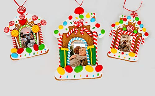 Weihnachtsbaum zum Aufhängen, verziert mit Zuckerstange, personalisierbar, 12-teiliges Set