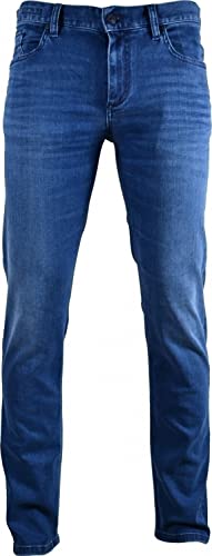 ALBERTO - Herren 5-Pocket Jeans Regular Fit (1572 4817), Größe:W34/L30, Farbe:Navy (898)