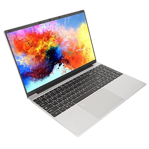 Garsent 15,6-Zoll-Laptop, 1920 X 1080 IPS-Laptop, 16 GB RAM 128 GB SSD, für Celeron N5095-CPU, für Windows 11, Fingerabdruck-Entsperrung, Tastatur-Hintergrundbeleuchtung