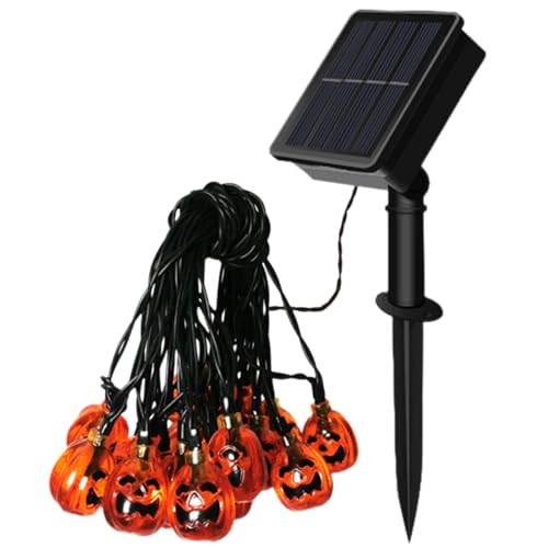 Aizuoni -Solarleuchten für den Außenbereich,-Solarleuchten für den Außenbereich,-Hof-Kette | Halloween Yard Outdoor wasserdichte beleuchtete -LED-für Terrassendekoration