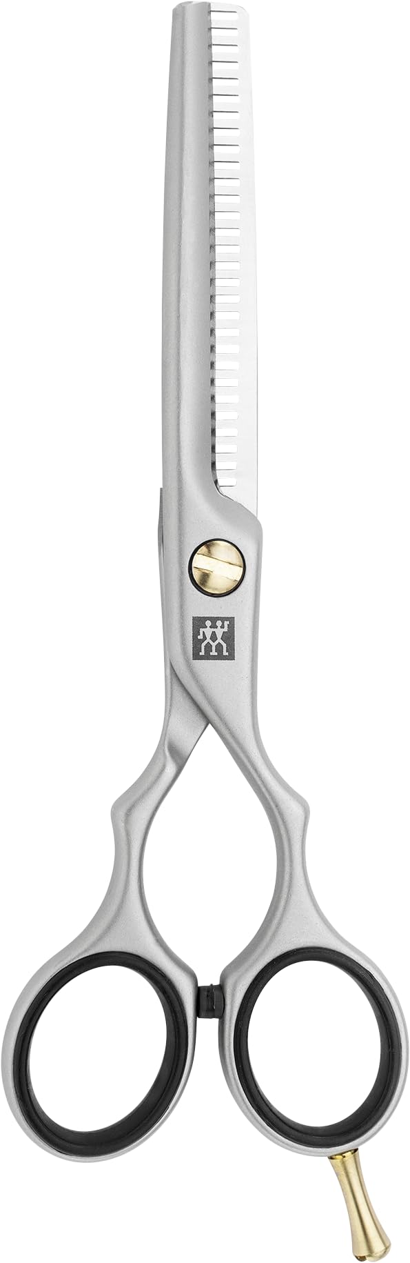 ZWILLING Effilierschere (Friseur Modellierschere zum Verdünnen der Haare, Scharfe Zweiseitige Zahnung), Premium, Silber, 140 mm