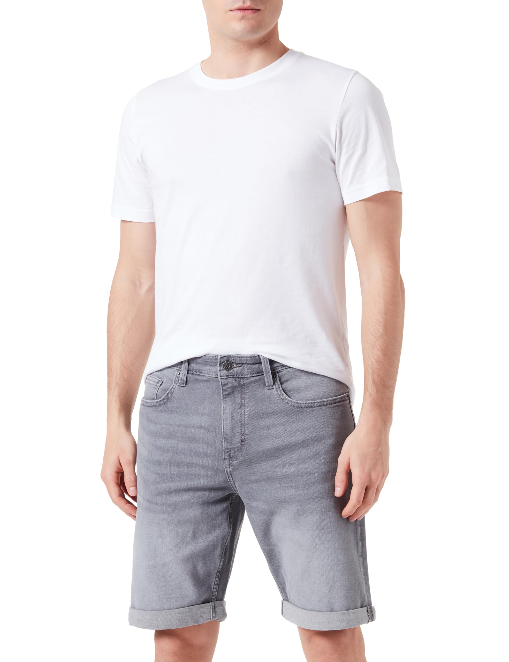 QS Herren 2141255 Hose, Grau, 32 W