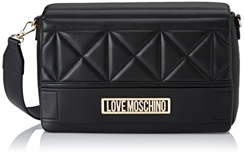 Love Moschino Damen Borsa Soft Pu Nero Umhngetasche, Schwarz