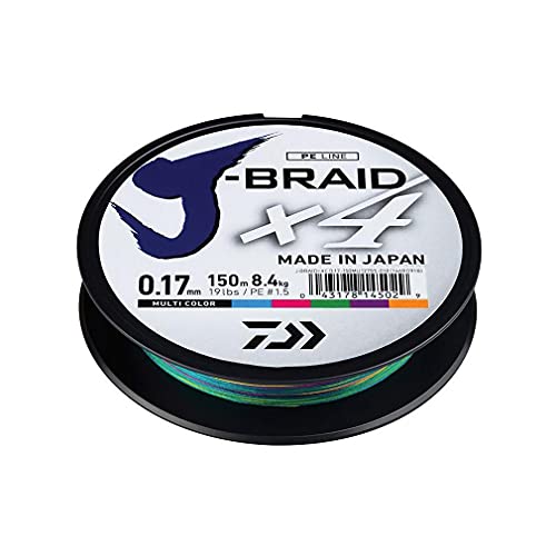 Daiwa - Fishing Braid J Braid 4B 300M 25/100 Multicolore - 12745125