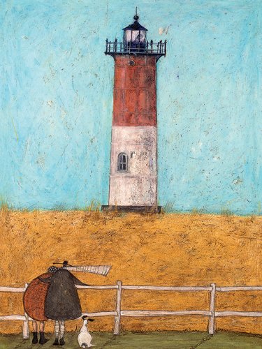 Pyramid International WDC92272 Sam Toft Feeling The Love at Nauset Light Leinwanddruck auf MDF-Keilrahmen