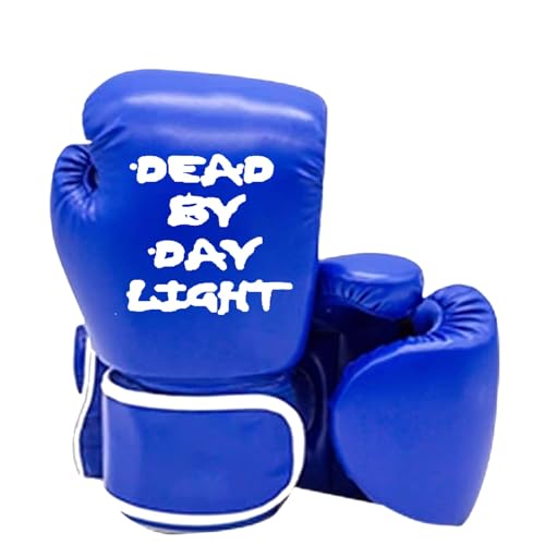 RYNDEX Boxhandschuhe Damen Dead Day.lig-ht, Kickboxhandschuhe Training, Thai Boxhandschuhe Damen und Herren für Muay Thai, Stabilität(Blue,6OZ)