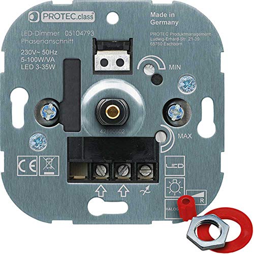 PROTEC.CLASS Dimmer Phasenansch. 5-100W/VA LED 3-35W PD 5100