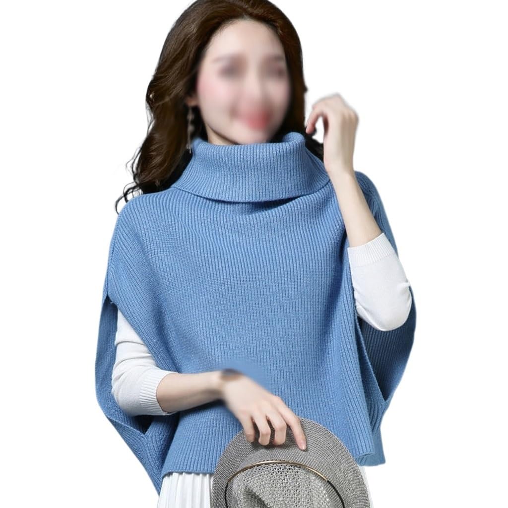 YIHANSS Herbst und Winter Damen Strickweste Hohes Revers Koreanische Version des Pullover Unterhemd Pullover