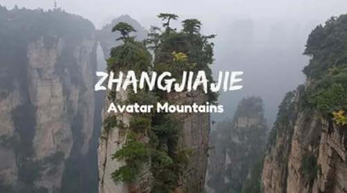 HfmQuisutron Jigsaw Puzzle 1000 Pieces Zhangjiajie Mountain Scenery Posters Bunte Fähigkeit Spiel Für Die Ganze Familie Erwachsene Zw243Qv