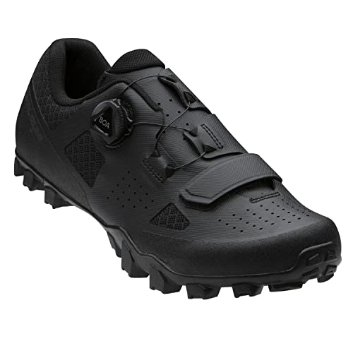 PEARL IZUMI X-alp Mesa Schwarz - Vielseitiger atmungsaktiver Mountainbike Schuh, Größe EU 43-US 9.25 - Farbe Black