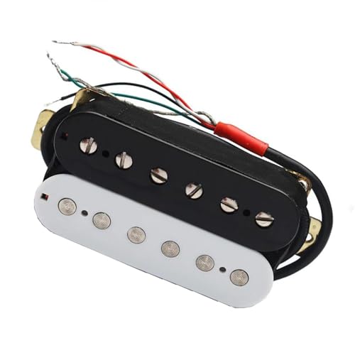 1PC E-Gitarre Humbucker Pickup Spule Spliting Pickup 4 Leiter Kabel Kunststoff Spule Single-Coil-Tonabnehmer (Color : Bridge)