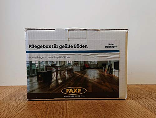 Faxe Pflegebox mit Pflegeöl Plus natur für natur geölte Holzböden