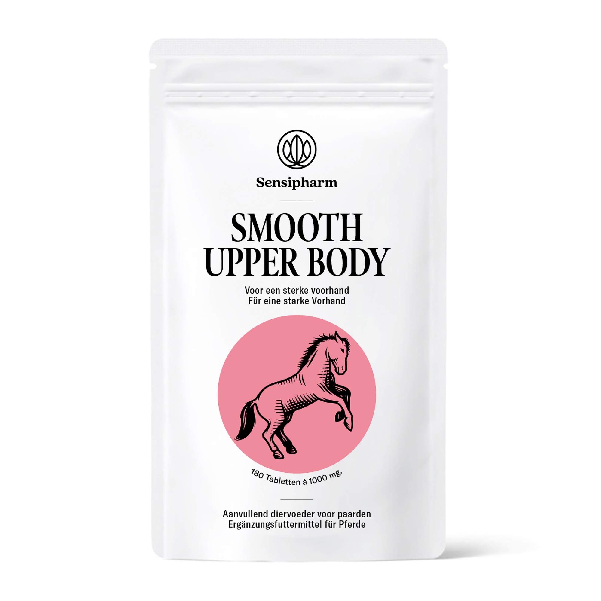 Sensipharm Smooth Upper Body 180 Gelenktabletten a 1000 mg. für Pferde - Für Muskeln, Gelenke in Hals, Schulter und Vorhand.