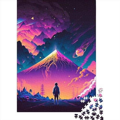 1000 große Teile Puzzle für Erwachsene Fuji Jigsaws Puzzles Puzzles für Erwachsene Teenager Familienpuzzlespiel Geburtstagsgeschenke 75x50cm