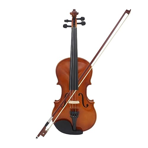 Violine Akustische Massivholz Fichte Flamme Ahorn Furnier Violine Geige Mit Stoff Fall Sets 81,0 * 26,0 * 12,0 Cm (Color : 3-4)