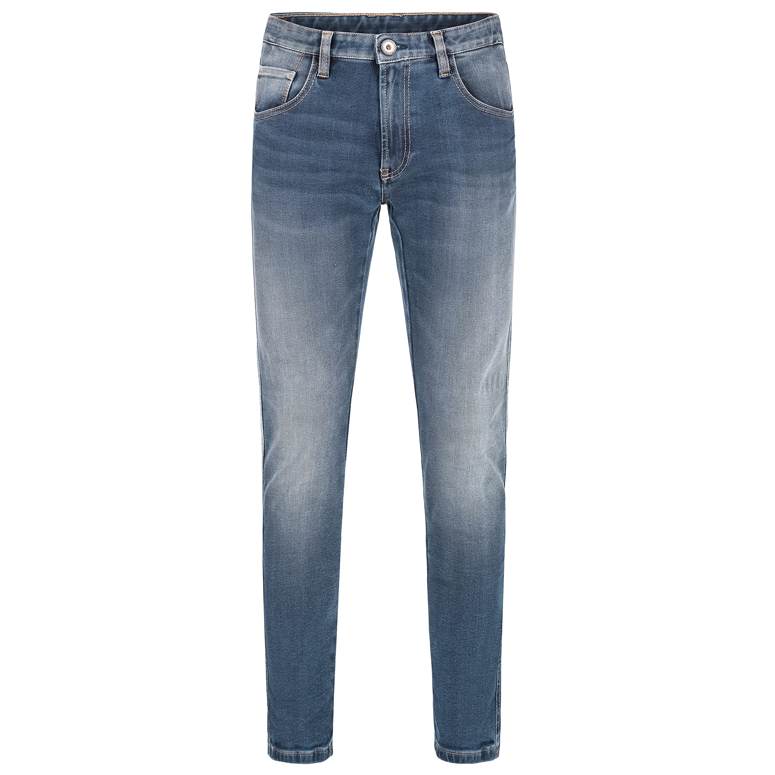 Rokker Rokkertech Tapered Slim Carrot Fit Motorradjeans (Blue,31)