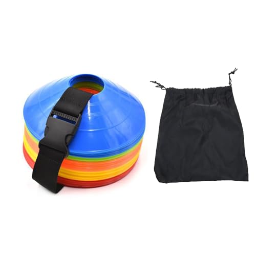 YiNLuax Disc-Kegel, Trainingskegel, Agility-Fußballkegel für Training, Fußball, Basketball, Sportspiele, Feldkegel, Markierungen