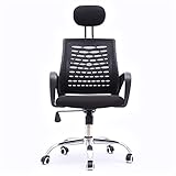 TBSZCM Boss Chair Home Office Schreibtischstühle Videospielstühle Bürostuhl Ergonomischer Bürostuhl Computer-Schreibtischstuhl Netzsitz und Rückenlehne Breite Kopfstütze Lendenwirbelstütze und