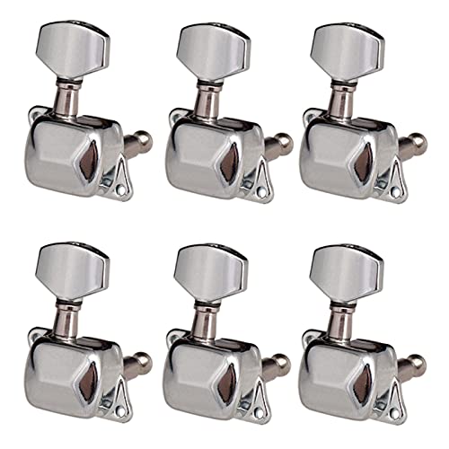 Gitarren Stimmwirbel 6R Semicosed Tuning Pegs Tasten Tuner Maschinenköpfe Für E-Gitarren-Teile