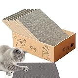 Katzenkratzer, Katzenkratzmöbel, Reversible Katzenkratzer, Katzenkratzbrett Sisal Groß, Verdicktes Katzenkratzbrett, Katzenbett Brett Karton für Katzenübung Schützende Möbel