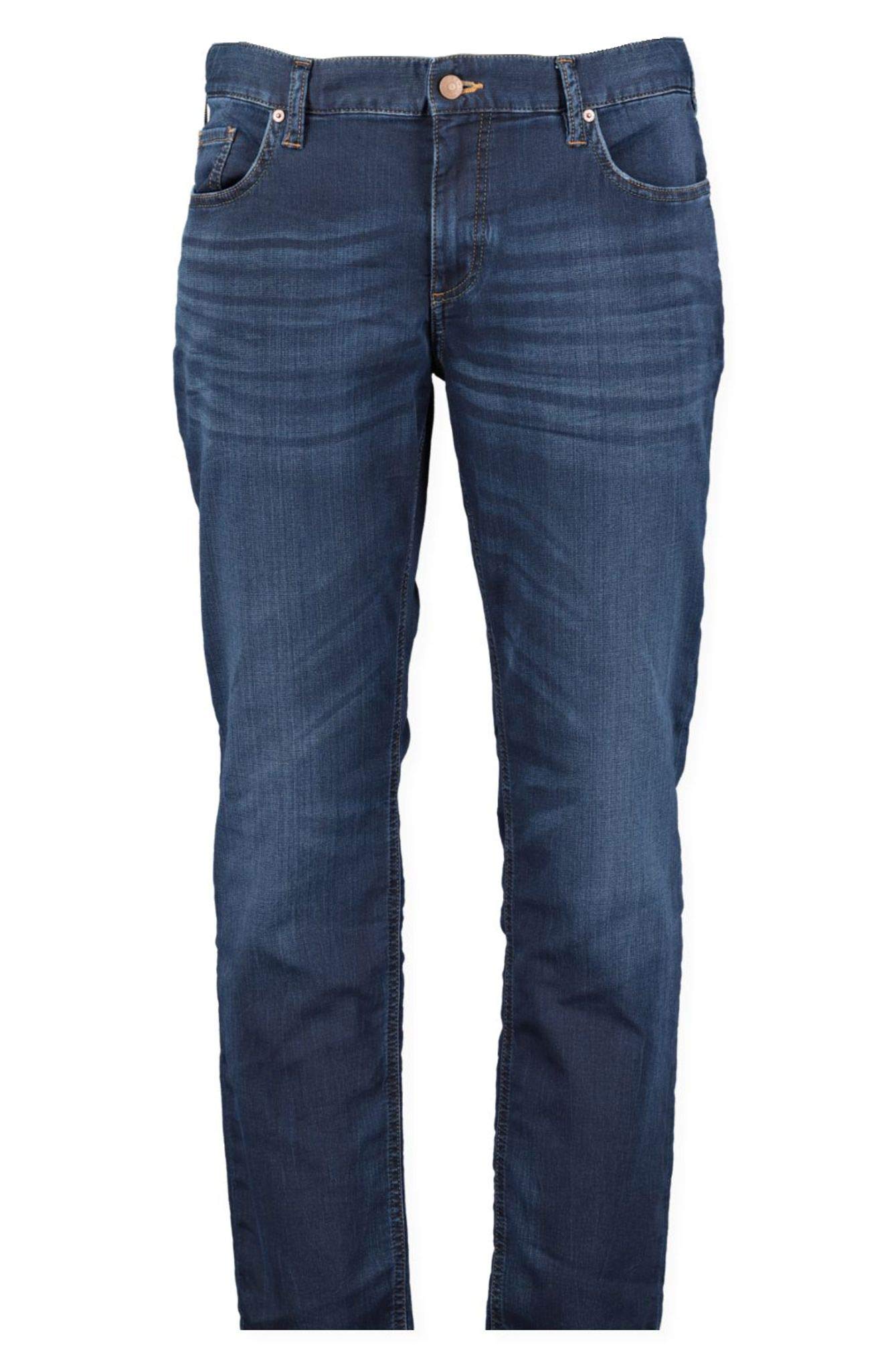 ALBERTO - Herren 5-Pocket Cosy Jeans Regular Fit (1859 4817), Größe:W40/L30, Farbe:Navy (898)