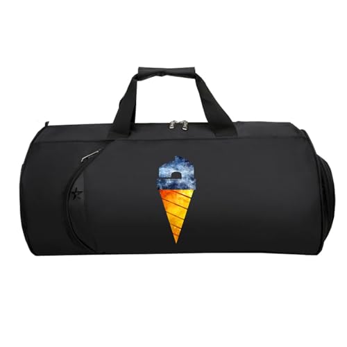 Reisetasche HandgepäCk, Reisetasche Tasche für Flugzeug Unter Sitzplatz, Tote Bag füR Sport Reisen Gym Urlaub Flugzeug(Black 7)