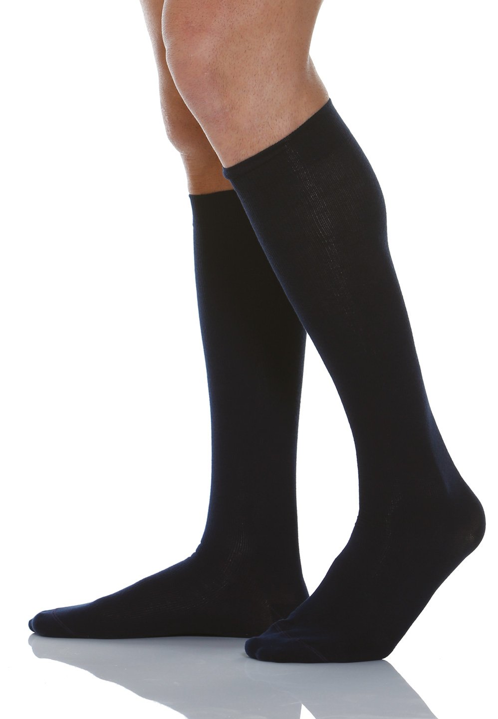 Relaxsan 920 (Blau 5-XL) Kompressionssocken Herren und Damen 22-27 mmHg, Abgestufte Kompression Socken Baumwolle