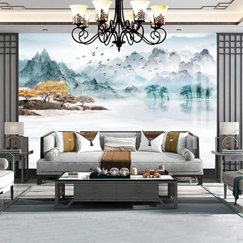 Fengshan See Naturkulisse 3D Tapeten Wanddekoration Fototapete Sofas Wohnzimmer Wandbild Schlafzimmer-250cm×170cm