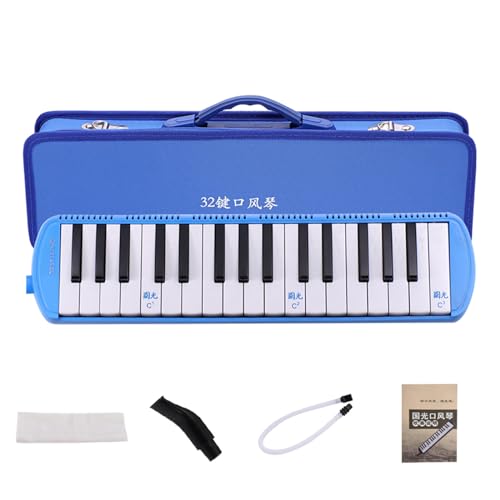 MEELYHOME Melodica Instrument Keyboard Melodica Air Piano mit weichen langen Röhren, kurzen Mundstücken und Tragetasche für Kinder